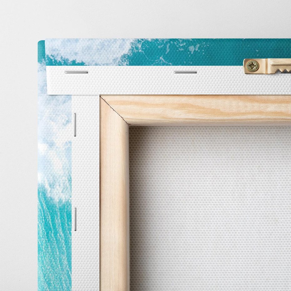 Obraz na płótnie 80x80 - Siła i Spokój - morze, ocean