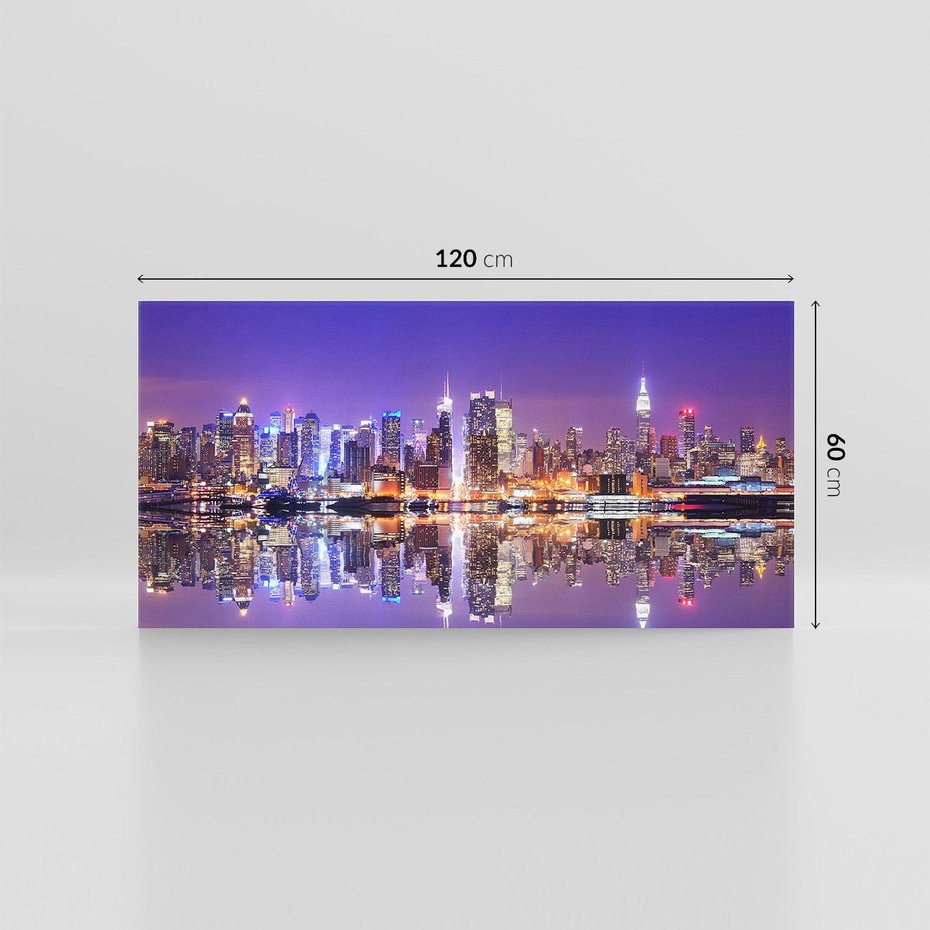 Obraz na płótnie 120x60 - Dynamiczne miasto - Nowy Jork - USA, miasto