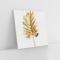 Obraz na płótnie 50x50 - Ponadczasowy Urok - złote, liście