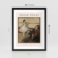 Plakat w ramie 40x50 - Klasyka Baletu - Edgar Degas, reprodukcja obrazu - rama czarna