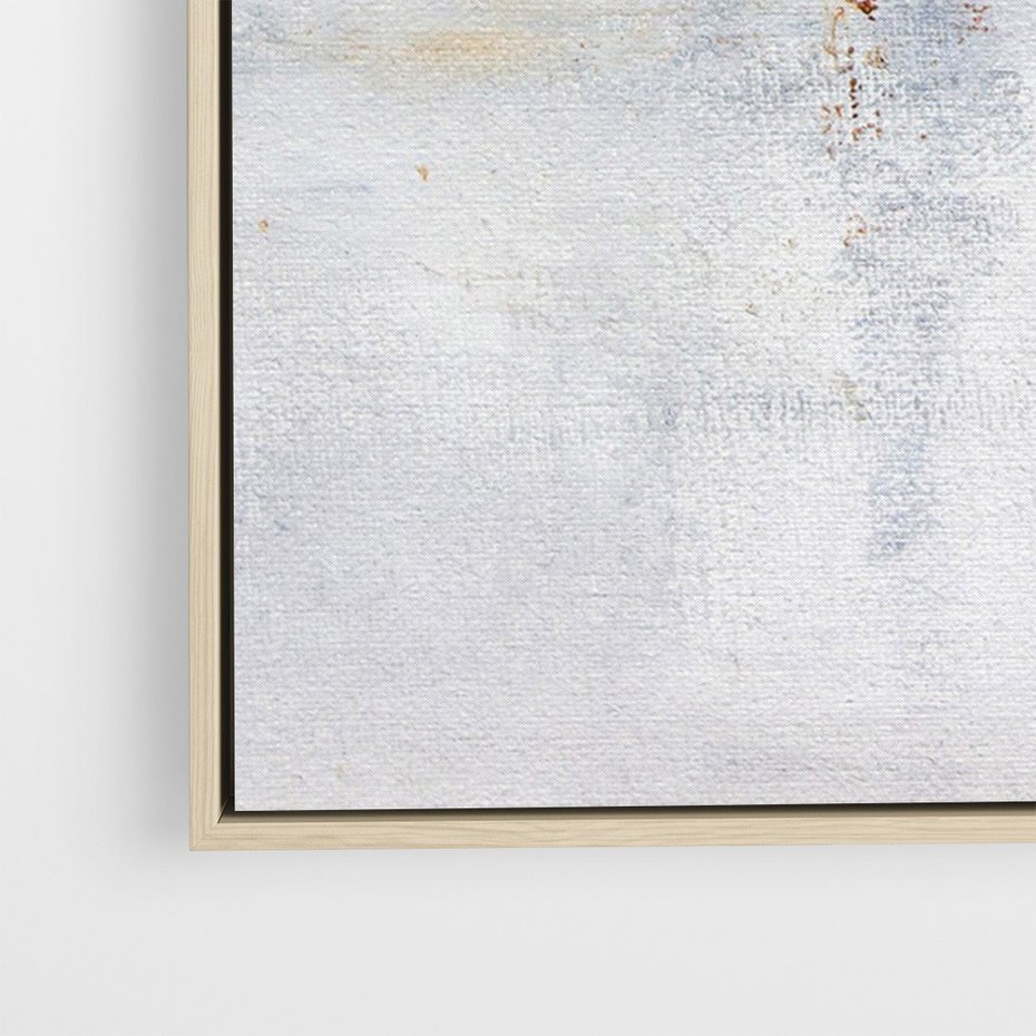 Obraz w ramie 50x70 - Kontrastujące Chaosy - abstrakcja, kontrast - rama drewno