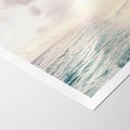 Plakat bez ramy 30x40 - Pastelowa Plaża - plaża, pastelowe kolory