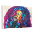 Obraz na płótnie 70x50 - Bujna Ekspresja - grafika komputerowa, przypomina obraz olejny