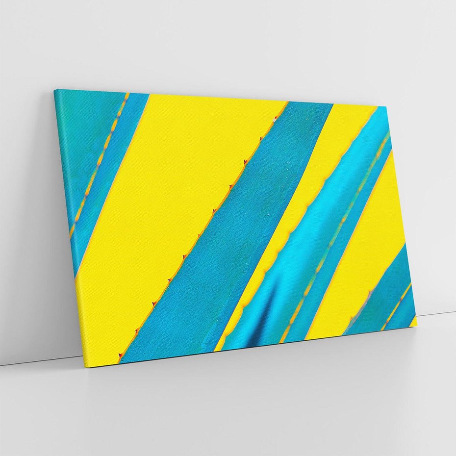 Obraz na płótnie 120x80 - Świeżość Natury - aloes, liście