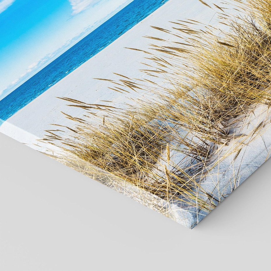 Obraz na płótnie 120x80 - Błogi Relaks - Łeba, bałtyk