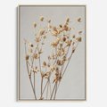 Obraz w ramie 50x70 - Delikatne gipsówki - gipsówka, suche - rama drewno