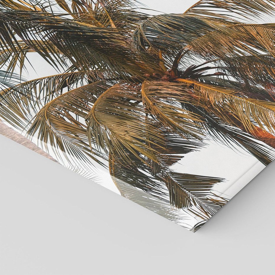 Obraz na płótnie 120x80 - Palmy - tęsknota za Hawajami - palmy, Hawaje