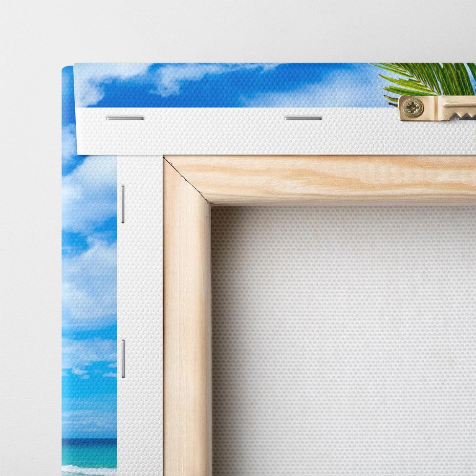 Obraz na płótnie 120x80 - Ucieczka do Raju - wyspa tropikalna, plaża