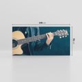 Obraz na płótnie 140x70 - Gitara - Dźwięki Retro - gitara, muzyka
