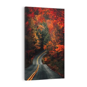 Obraz na płótnie 80x120 - Jesienne Podróżowanie - fotografia, jesień