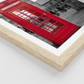 Plakat w ramie 30x40 - Budka w Londynie - Londyn, budka - rama drewno