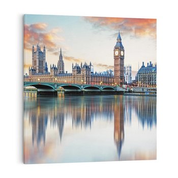 Obraz na płótnie 60x60 - ikona Big Benu - Londyn, Big Ben