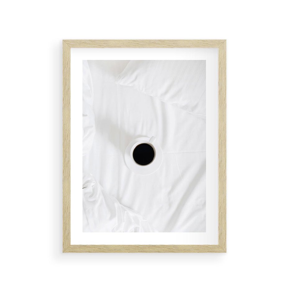 Plakat w ramie 30x40 - Prostota Rytuału - fotografia, minimalizm - rama drewno