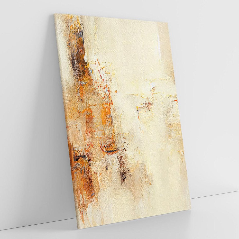 Obraz na płótnie 80x120 - Odbicie utraconych barw - abstrakcja, tekstury farb