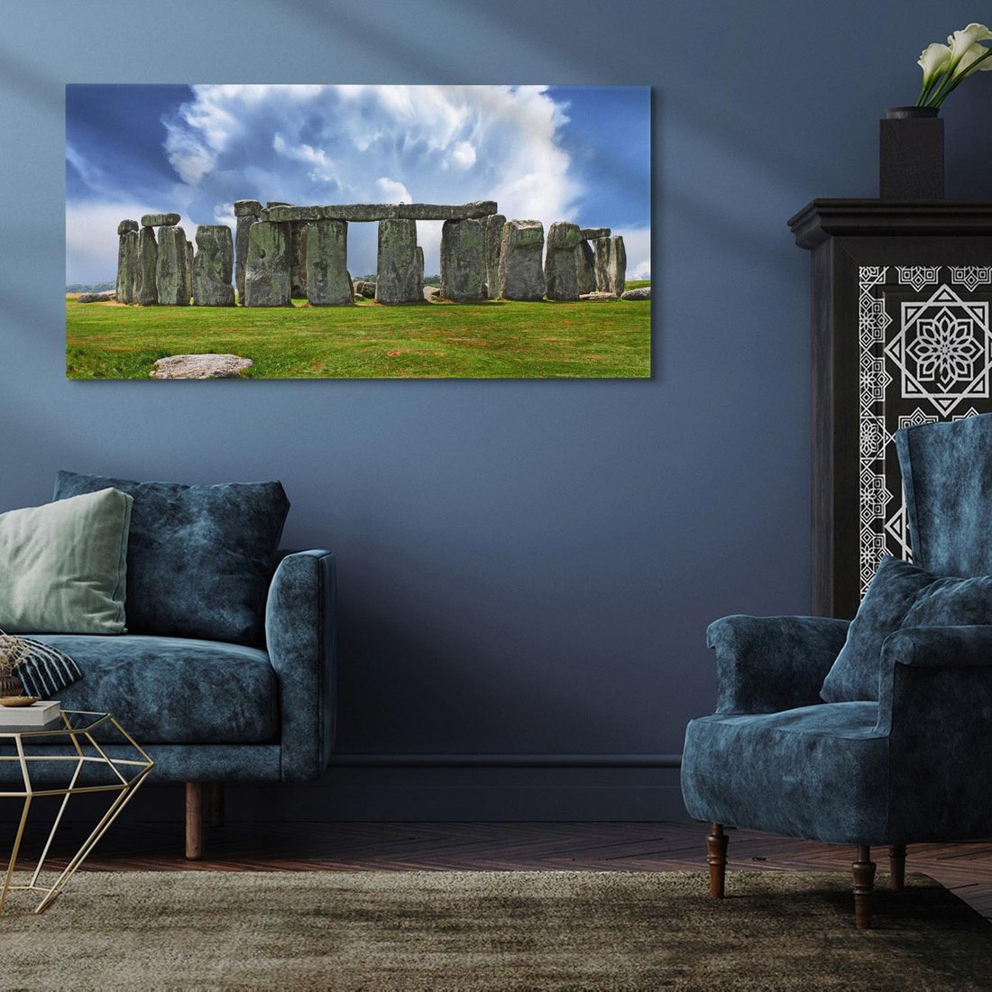Obraz na płótnie 120x60 - Stonehenge - Tajemnica Pradawnych Czasów - Stonehenge, UK