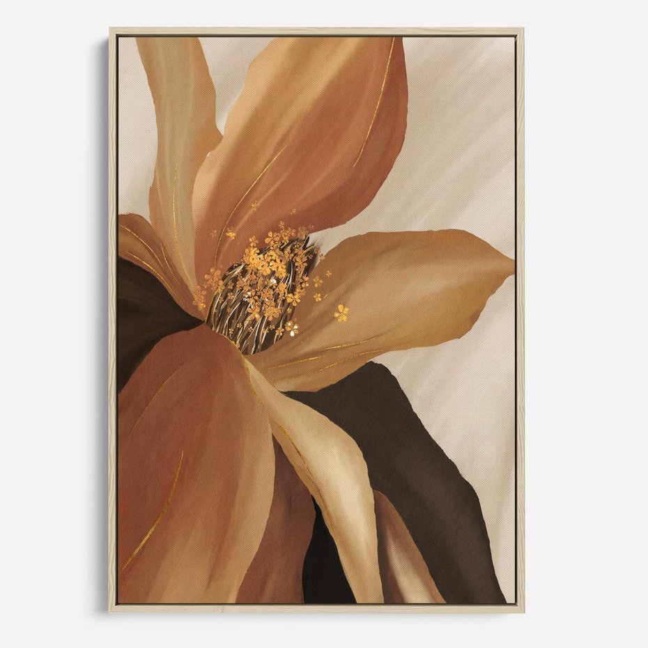 Obraz w ramie 50x70 - Wyraz Luksusu - sztuka, nowoczesna - rama drewno