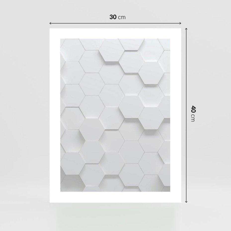 Plakat bez ramy 30x40 - Intrygujący Wymiar - geometria, 3D