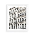 Plakat w ramie 40x50 - Urok Starej Kamienicy - budynki, miasto - rama biała