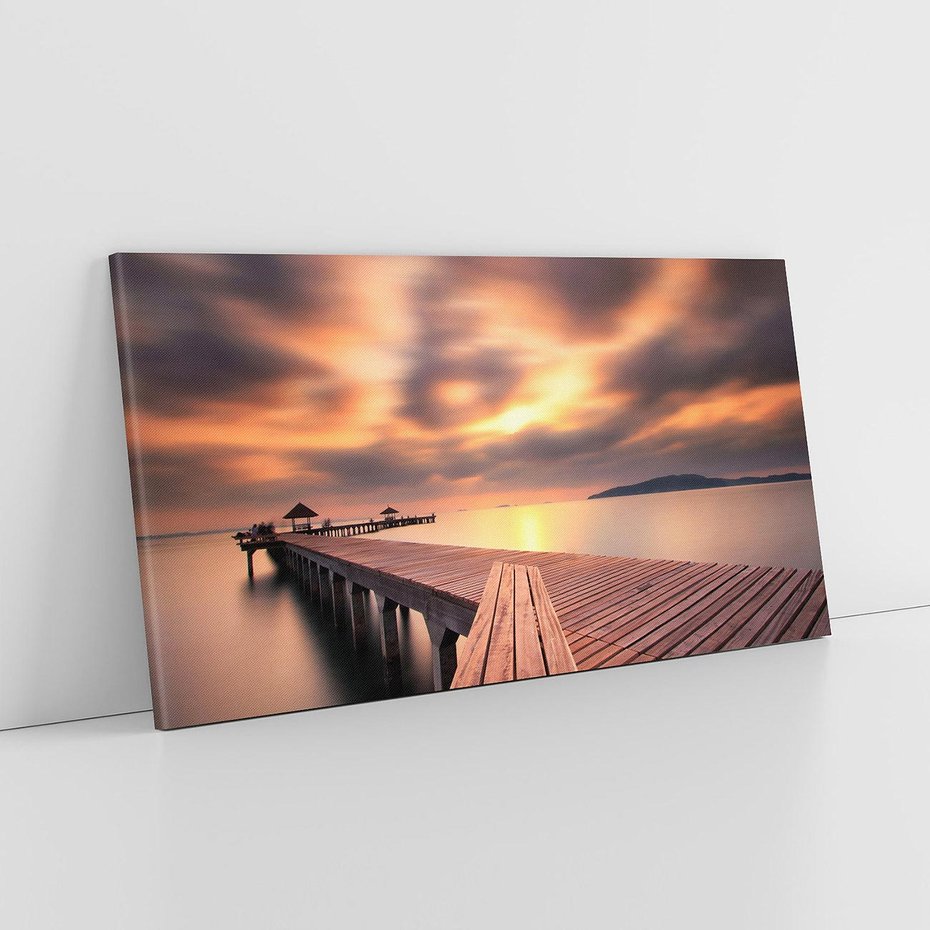 Obraz na płótnie 120x60 - Marina nad Oceanem - Tajlandia, marina