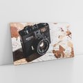 Obraz na płótnie 100x50 - Fotograficzna Przygoda Retro - aparat, retro