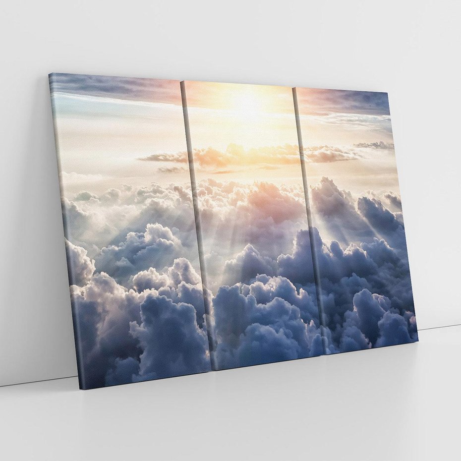 Obraz na płótnie 120x80 - Inspirujące widoki - niebo, słońce