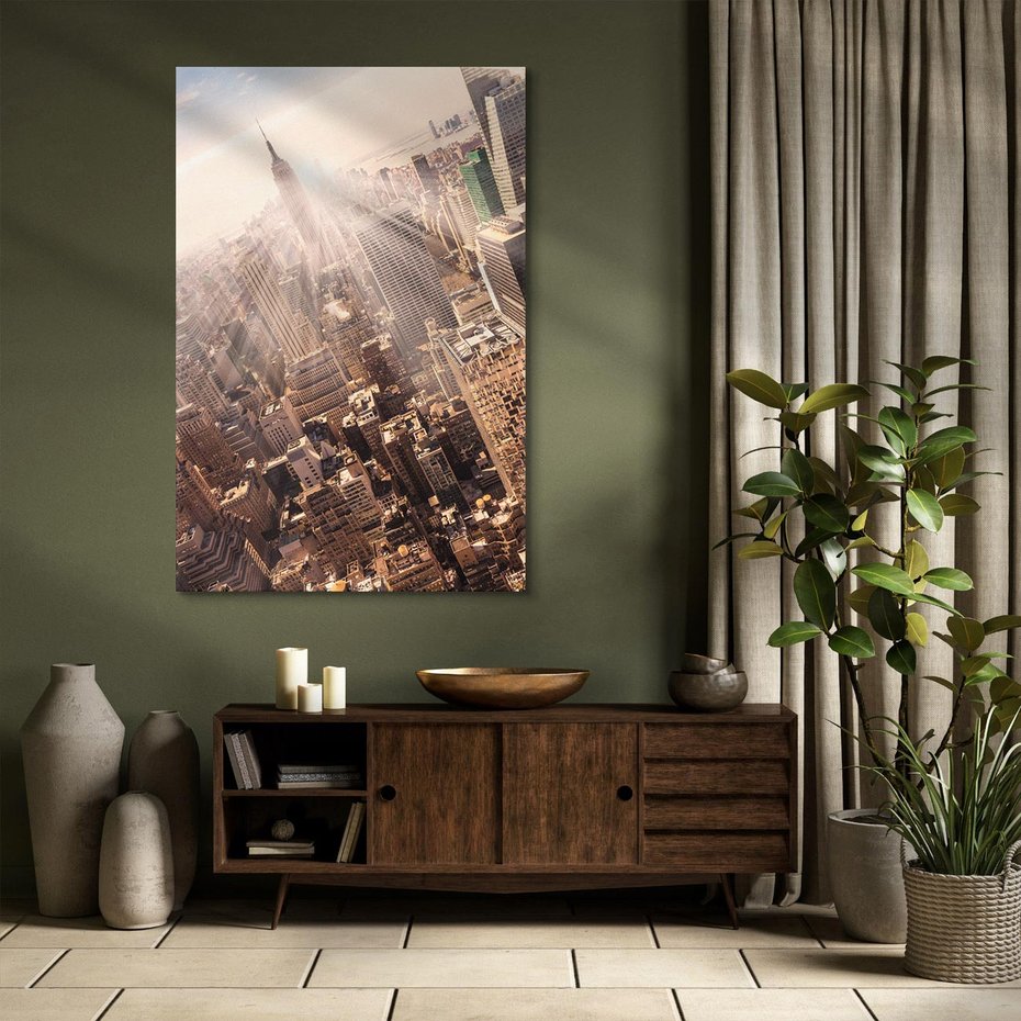 Obraz na płótnie 80x120 - Dynamika Nowego Jorku - Nowy Jork, miasto