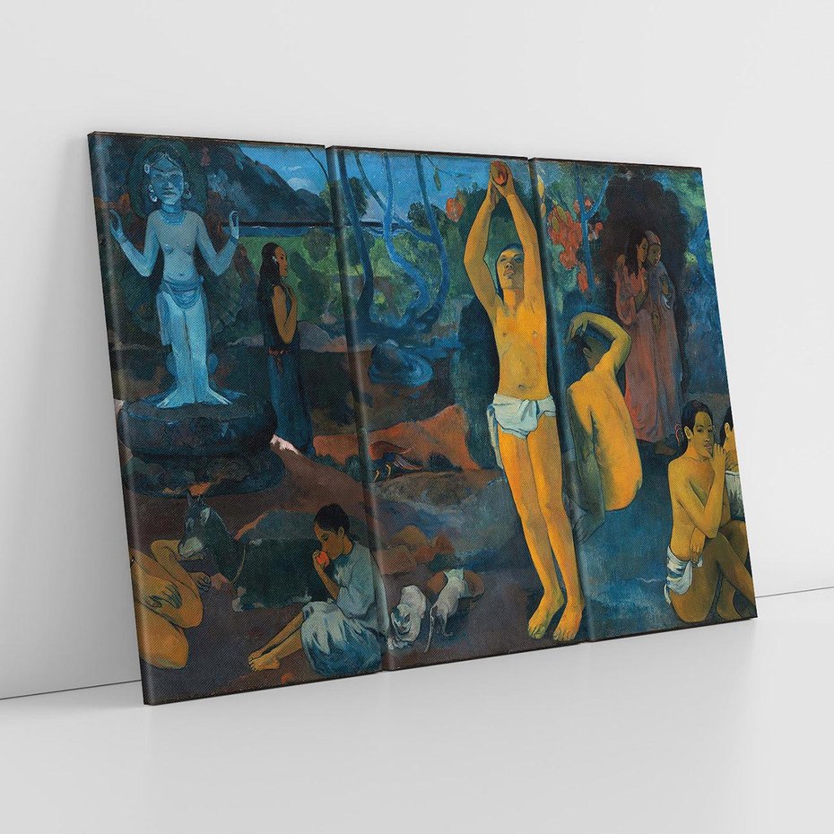 Obraz na płótnie 120x80 - Skąd przyszliśmy? Kim jesteśmy? Dokąd idziemy? - Reprodukcja - reprodukcja, obraz na płótnie