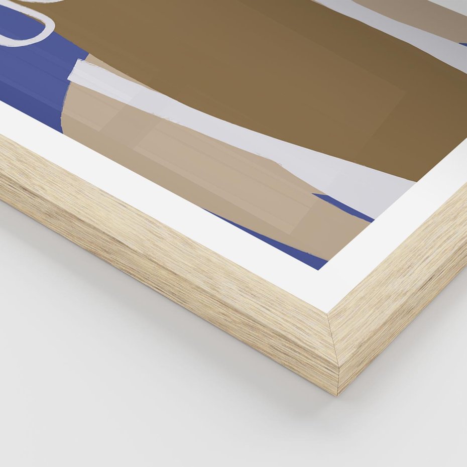 Plakat w ramie 40x50 - Kobieca Inspiracja - plakat retro, kobieta z kokardą - rama drewno