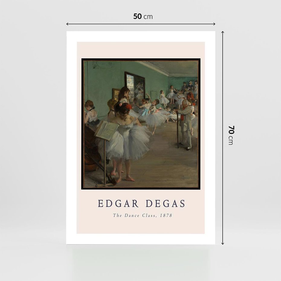 Plakat bez ramy 50x70 - Elegancja Baletu - Edgar Degas, reprodukcja obrazu