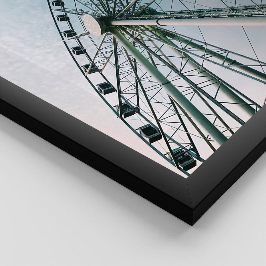 Zestaw obrazy w ramie 30x40 galeria - Plaża, morze, wakacje - rama czarna