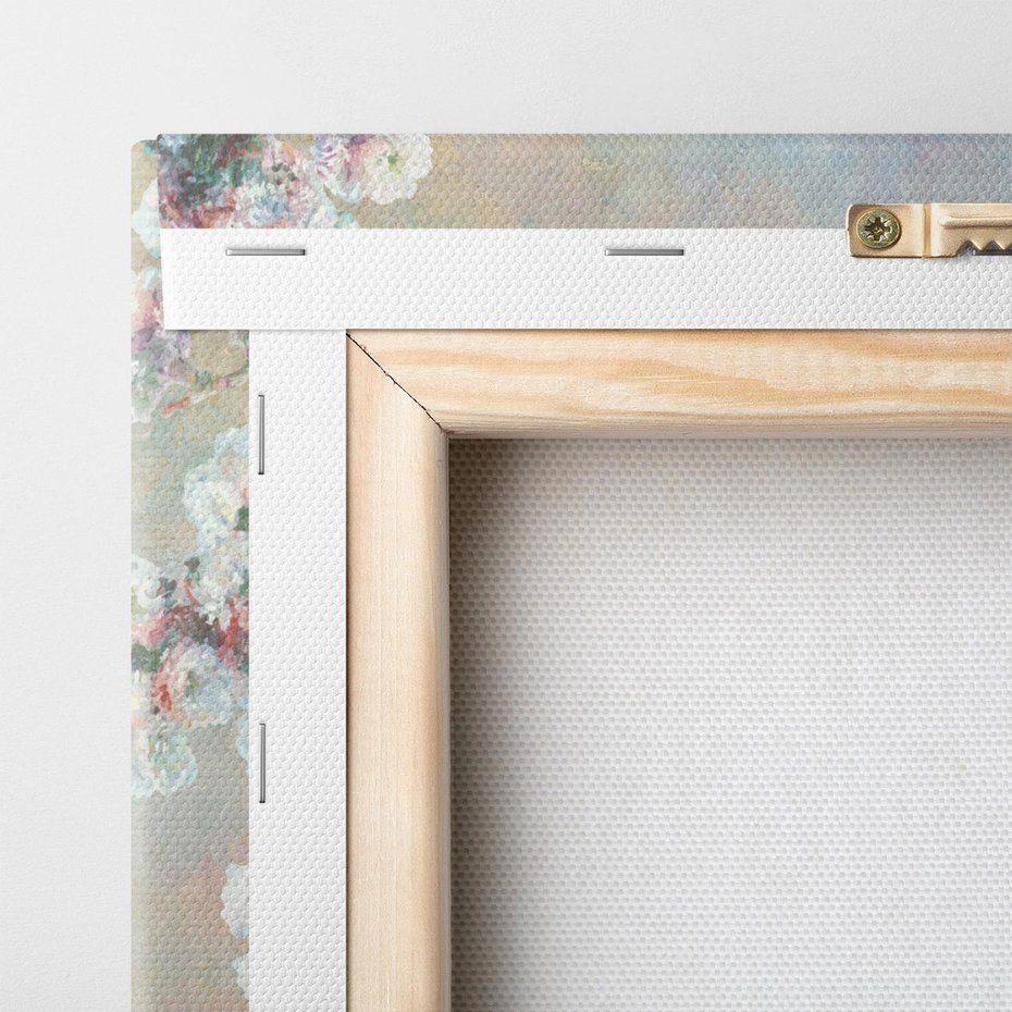 Obraz na płótnie 100x70 - Księżycowy sen artysty - subtelny obraz olejny, minimalizm