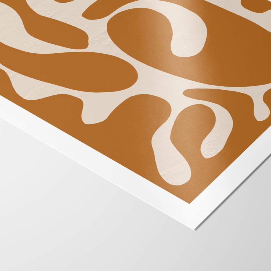 Plakat bez ramy 21x30 - Wnętrza Akwarelowej Wyobraźni - abstrakcyjny obraz, plakat