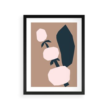 Plakat w ramie 40x50 - Harmonia Boho Ducha - abstrakcyjny obraz, plakat - rama czarna