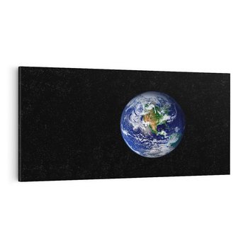 Obraz na płótnie 100x50 - Magiczne kosmiczne krajobrazy: ziemia i gwiazdy - kosmos, ziemia