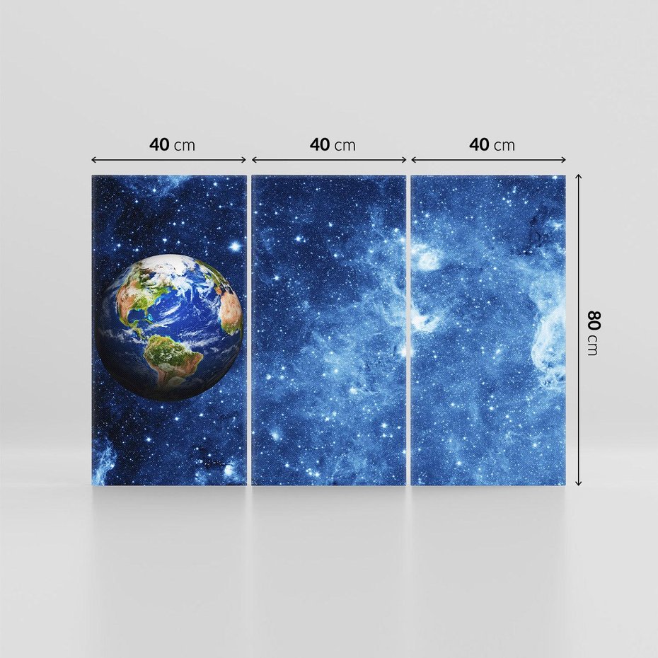 Obraz na płótnie 120x80 - Kosmiczne podróże na Ziemię - kosmos, ziemia