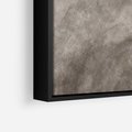 Obraz w ramie 70x100 - Przenikające Kształty - rozmyte cienie, abstrakcja - rama czarna