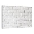 Obraz na płótnie 120x80 - Wymiarowa Struktura - ściana, cegła