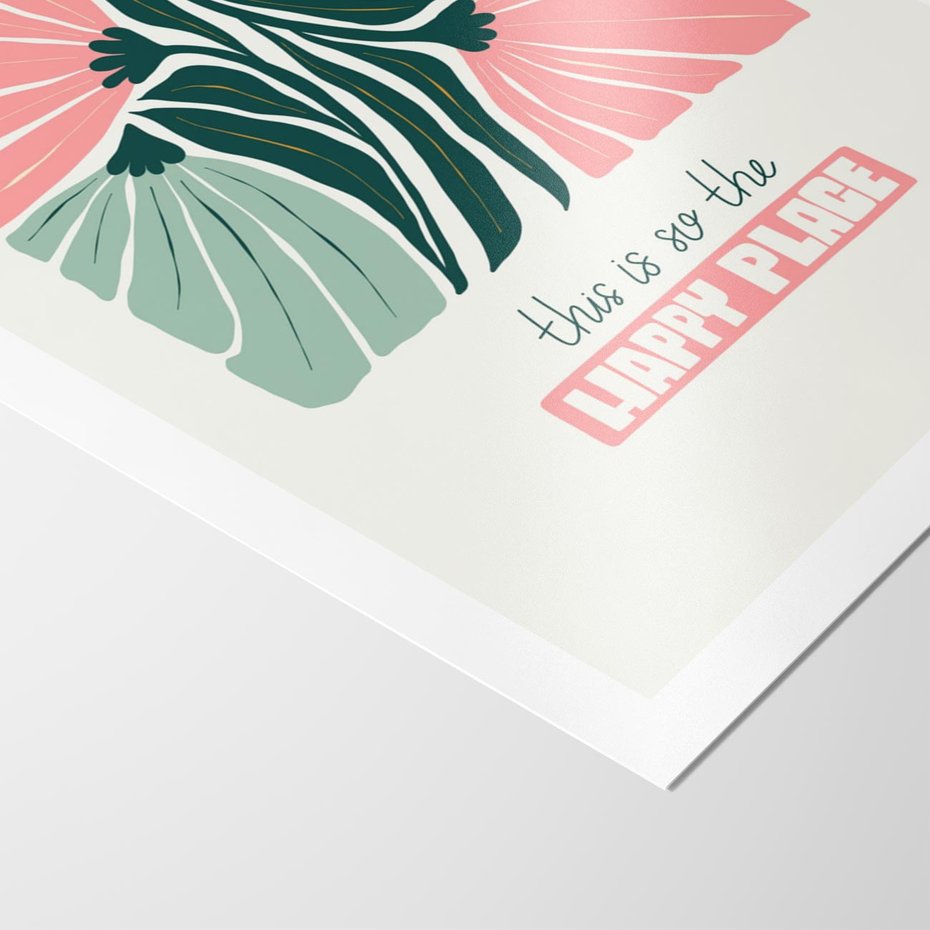 Plakat bez ramy 21x30 - Impresje kwiatowej abstrakcji - retro kwiatowa grafika, kompozycja