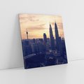 Obraz na płótnie 60x60 - Azja miasto w panoramie - Azja, miasto