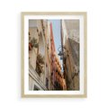 Plakat w ramie 50x70 - Włoskie uroki - włoskie, uliczki - rama drewno