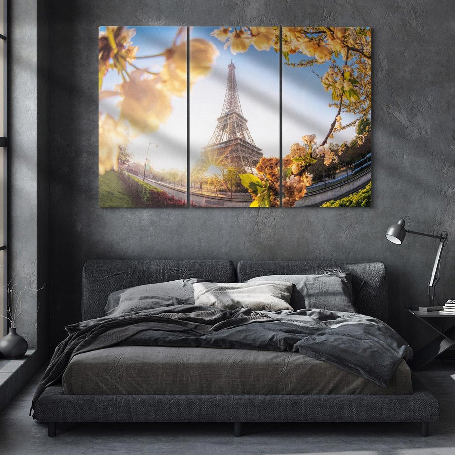 Obraz na płótnie 120x80 - Ikona Paryża - Wieża, Eiffla