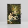 Obraz na płótnie 70x100 - "Śniadanie na trawie" (1863) Edouard Manet - Reprodukcja - reprodukcja, obraz na płótnie