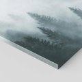 Obraz na płótnie 30x30 - Las w Mgłe - las, we