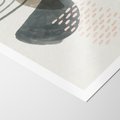 Plakat bez ramy 30x40 - Geometria w Beżowych Odcieniach - abstrakcja, geometria