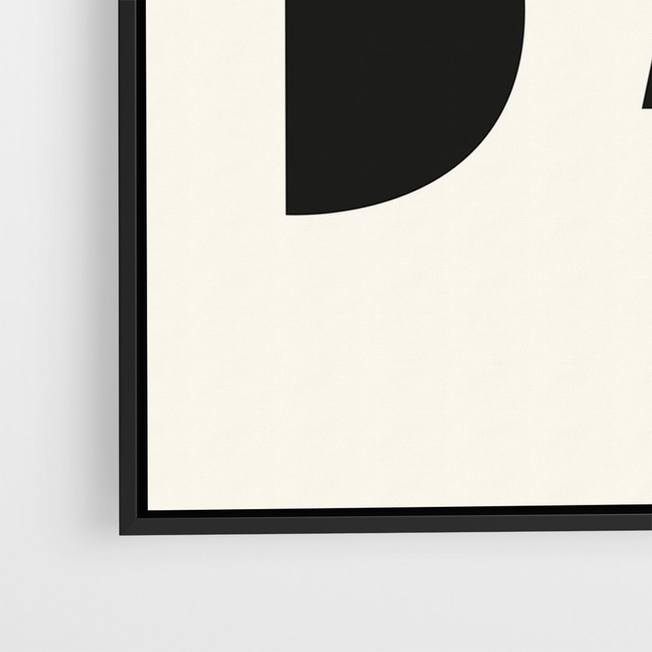 Obraz w ramie 50x70 - Rozświetlony Cień - abstrakcyjna sztuka, geometria - rama czarna