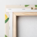 Obraz na płótnie 60x60 - Kwiatowy Uśmiech - kwiaty, akwarela