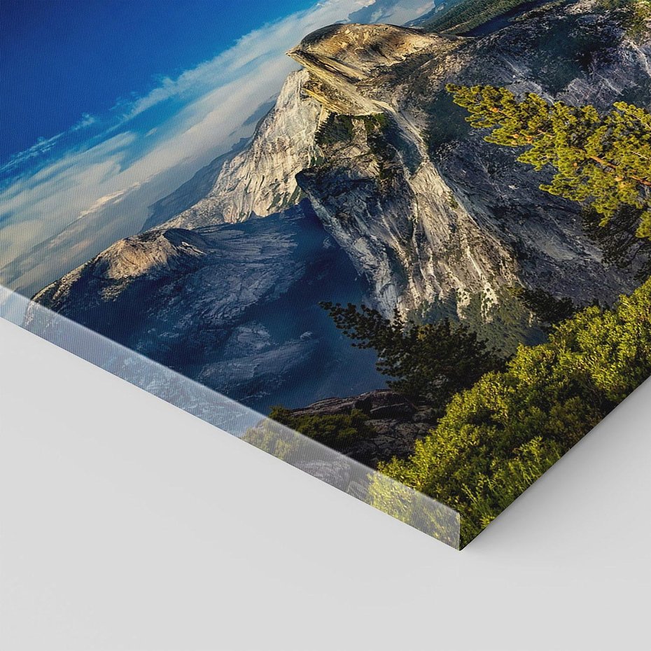 Obraz na płótnie 100x70 - Zaklęty las oaza spokoju - góry, las