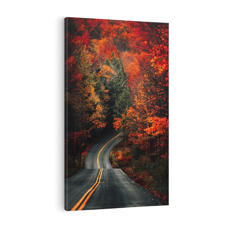 Obraz na płótnie 70x100 - Jesienne Podróżowanie - fotografia, jesień