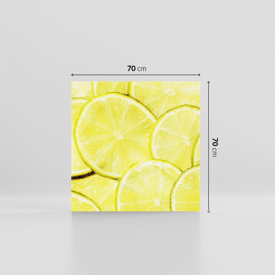 Obraz na płótnie 70x70 - Cytryny, Limonki - Owocowa Świeżość - cytryny, limonki