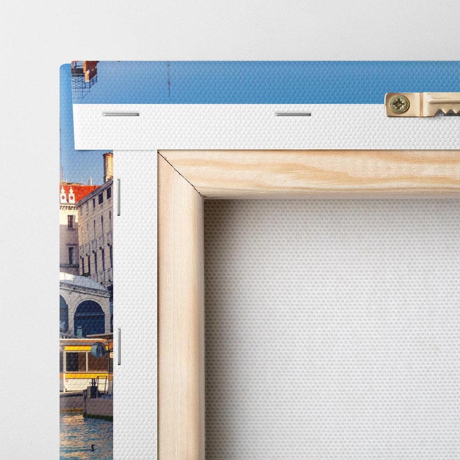 Obraz na płótnie 50x50 - Wenecja: romantyczne zakątki miasta - Wenecja, Włochy